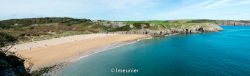 Barafundle Baie et la côte Sud du Pembrokeshire