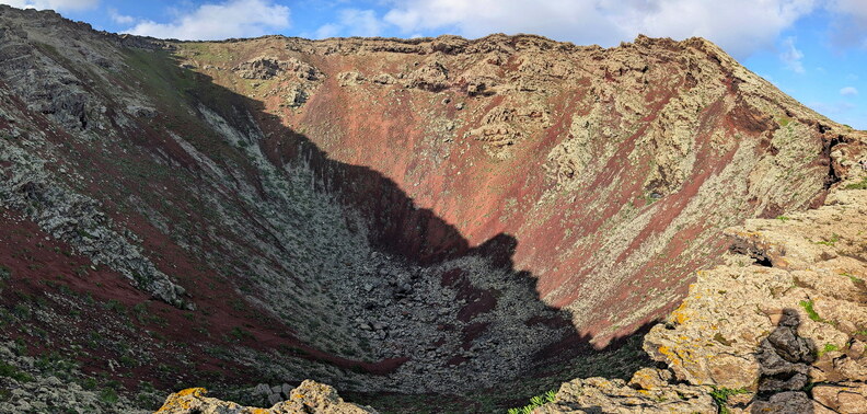 Cratère volcan de la Corona Cratère volcan de la Corona - Lanzarote