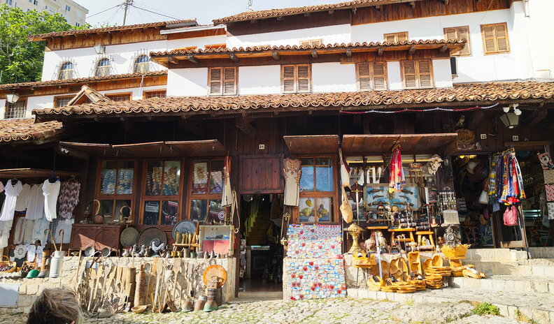 Vieux bazar de Kruje