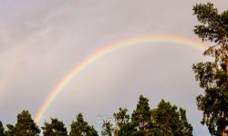 Arc en ciel au Lac Paijanne 