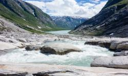 Glacier du nigardsbreen 